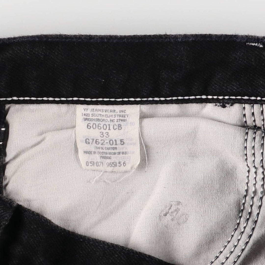 Wrangler Black Denim Shorts, Shorts, Men's, W32 equivalent cotton black type Vintage Second Hand