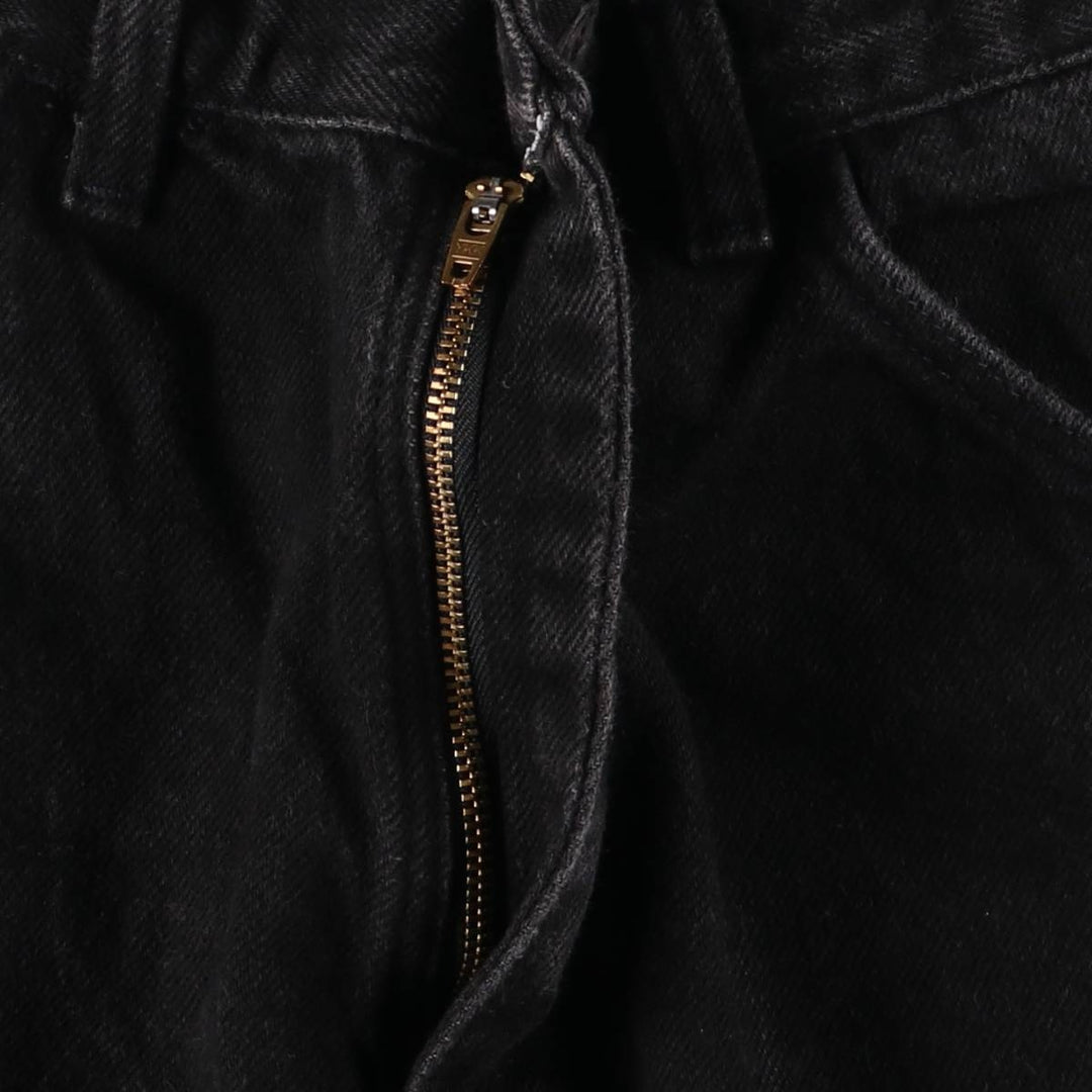 Wrangler Black Denim Shorts, Shorts, Men's, W32 equivalent cotton black type Vintage Second Hand