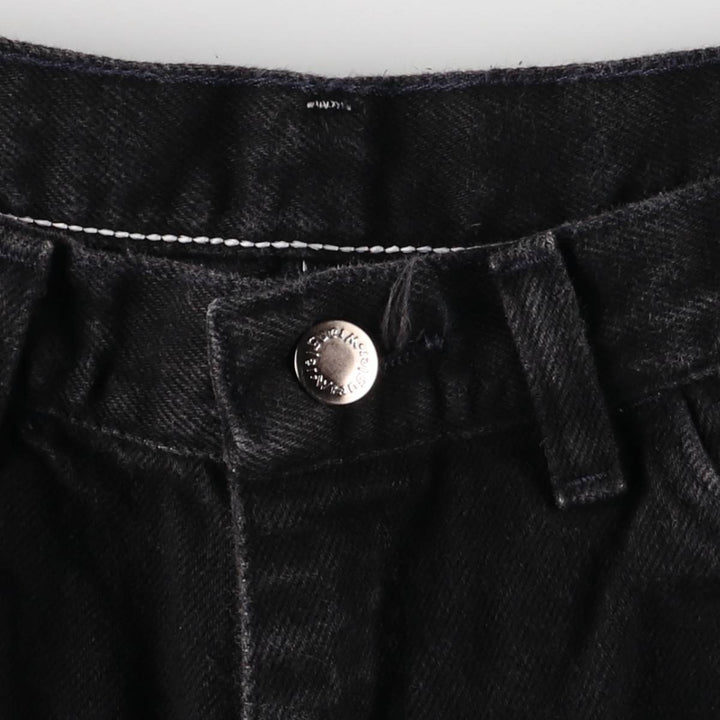 Wrangler Black Denim Shorts, Shorts, Men's, W32 equivalent cotton black type Vintage Second Hand
