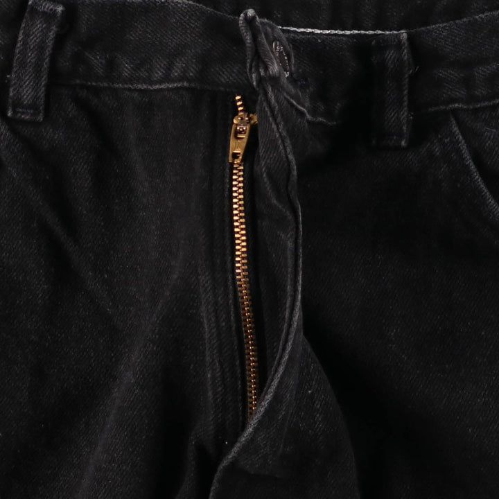 Wrangler Black Denim Shorts, Shorts, Men's, W34 cotton black type Vintage Second Hand