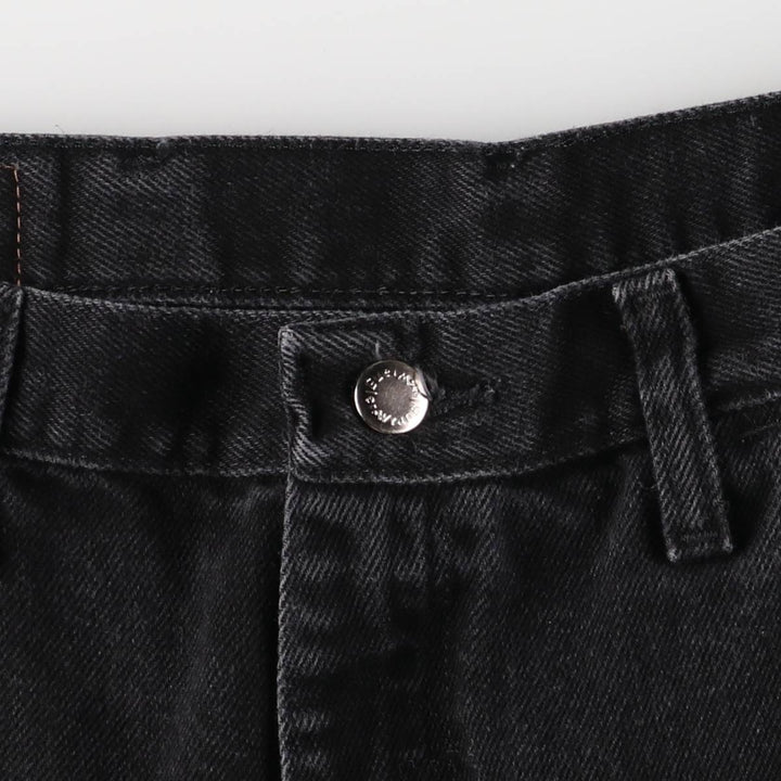 Wrangler Black Denim Shorts, Shorts, Men's, W36 cotton black type Vintage Second Hand