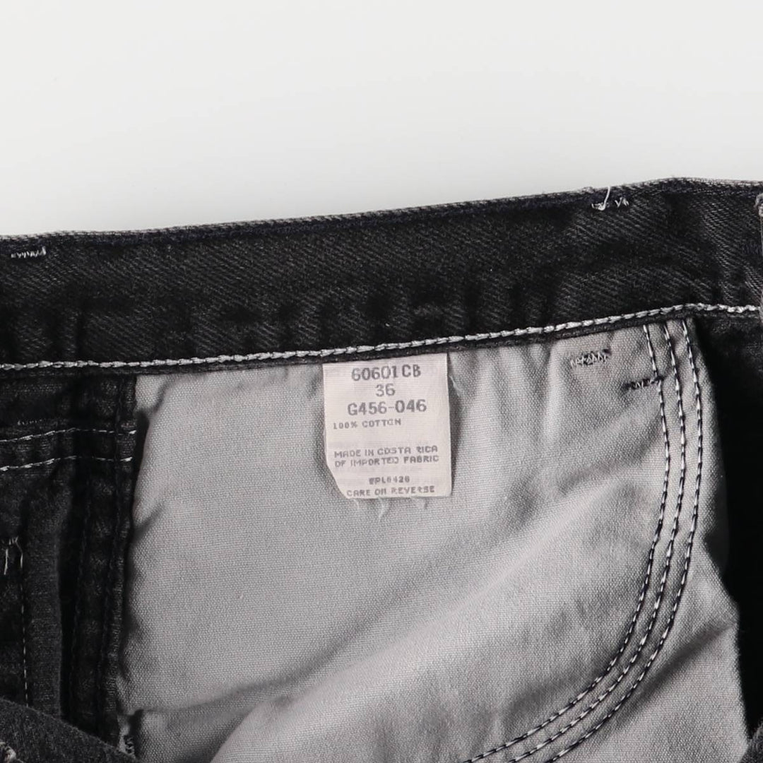 Wrangler Black Denim Shorts, Shorts, Men's, W34 cotton black type Vintage Second Hand