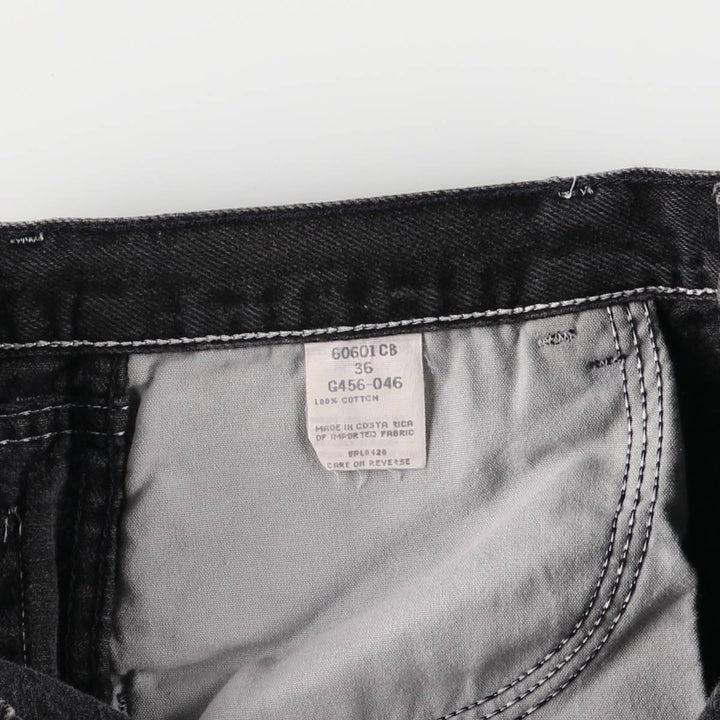 Wrangler Black Denim Shorts, Shorts, Men's, W34 cotton black type Vintage Second Hand