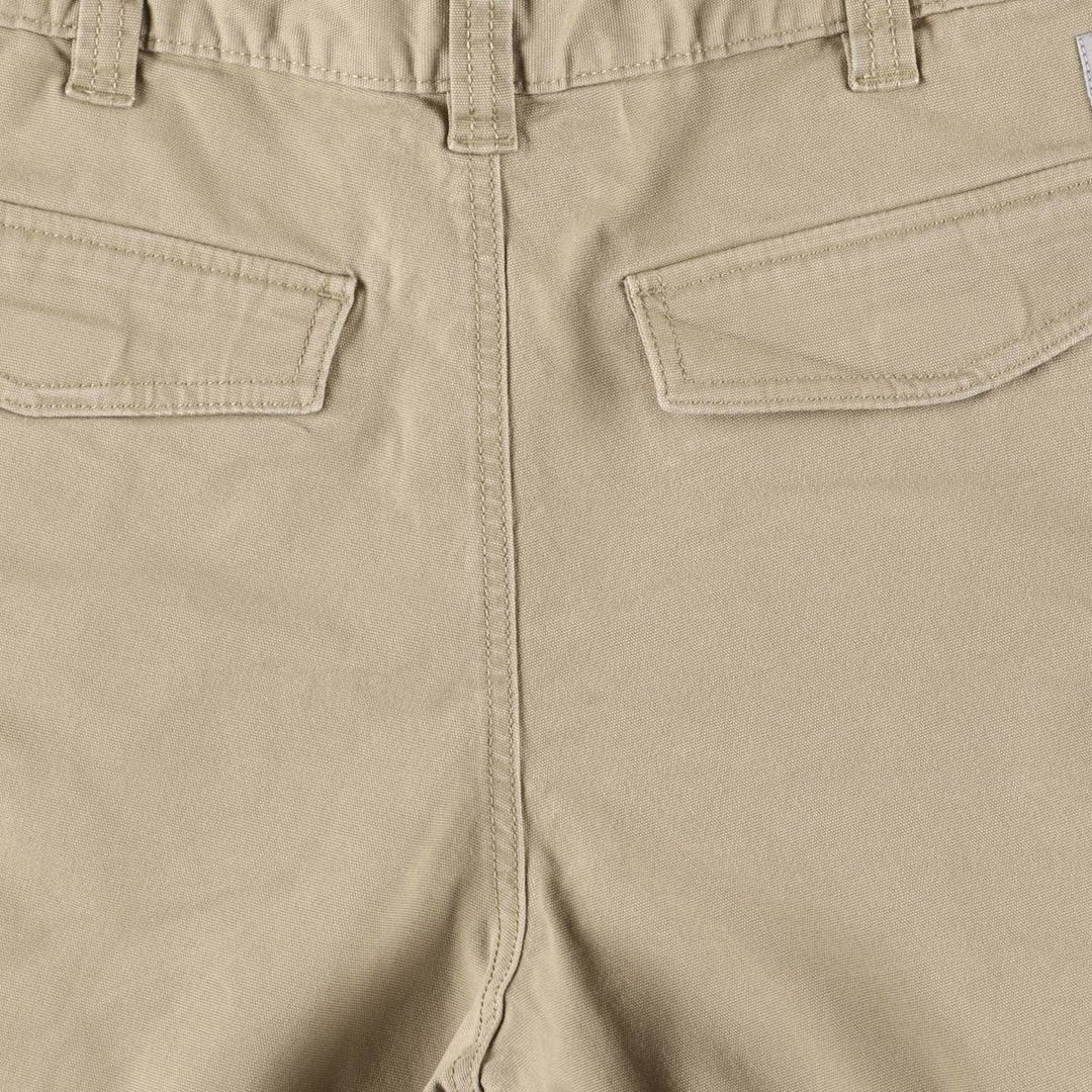 Carhartt Relaxed Fit Duck Cargo Shorts, Men's, W36 cotton Beige type Vintage Second Hand