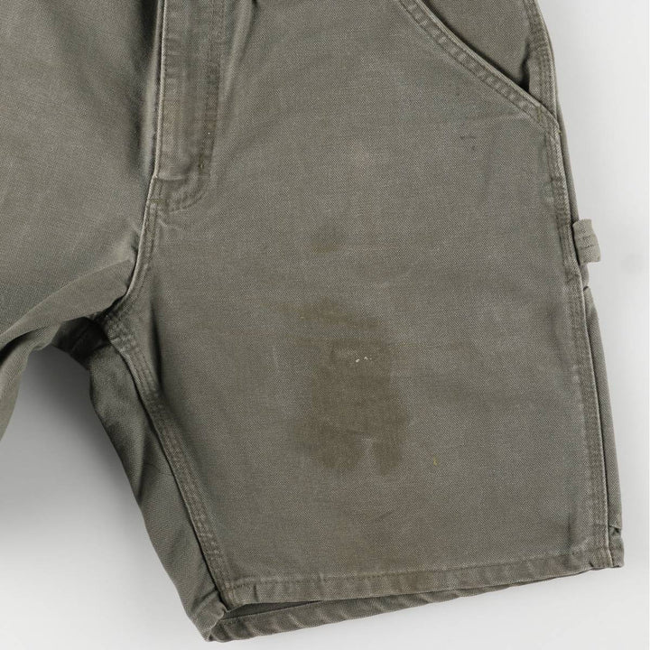 2000'S Carhartt Original Fit Duck Painter Shorts, Men's Size W31 cotton Khaki type Vintage Second Hand