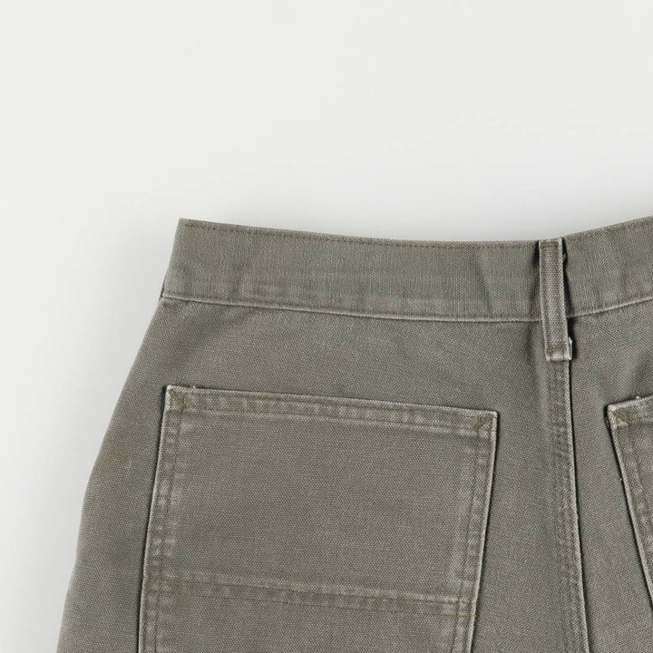 2000'S Carhartt Original Fit Duck Painter Shorts, Men's Size W31 cotton Khaki type Vintage Second Hand