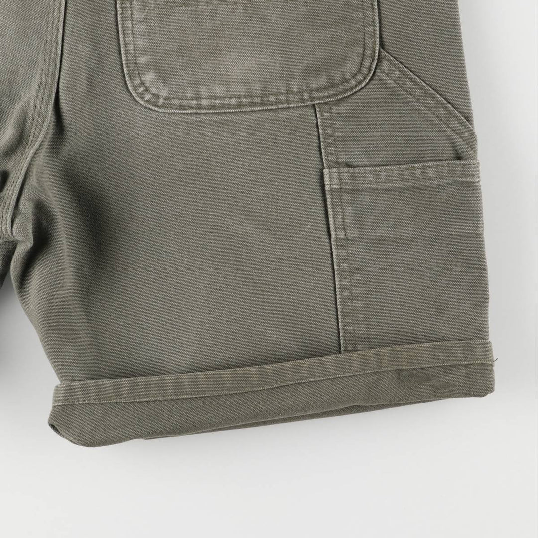 2000'S Carhartt Original Fit Duck Painter Shorts, Men's Size W31 cotton Khaki type Vintage Second Hand