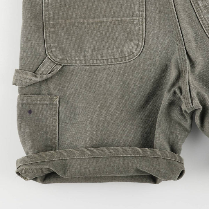 2000'S Carhartt Original Fit Duck Painter Shorts, Men's Size W31 cotton Khaki type Vintage Second Hand