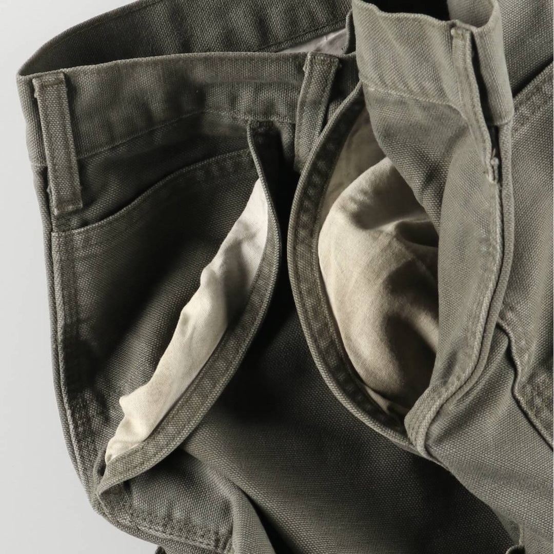 2000'S Carhartt Original Fit Duck Painter Shorts, Men's Size W31 cotton Khaki type Vintage Second Hand