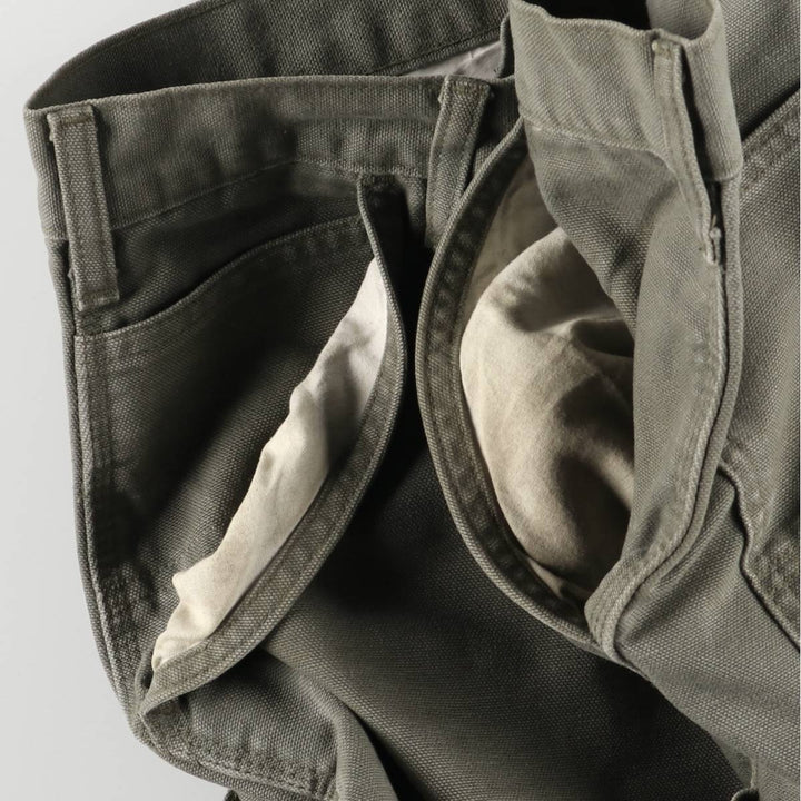 2000'S Carhartt Original Fit Duck Painter Shorts, Men's Size W31 cotton Khaki type Vintage Second Hand