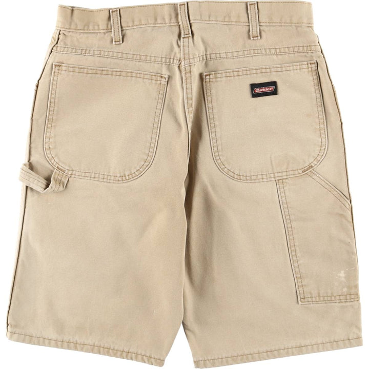 Dickies Relaxed Fit Duck Painter Shorts, Men's Size W33 cotton Beige type Vintage Second Hand