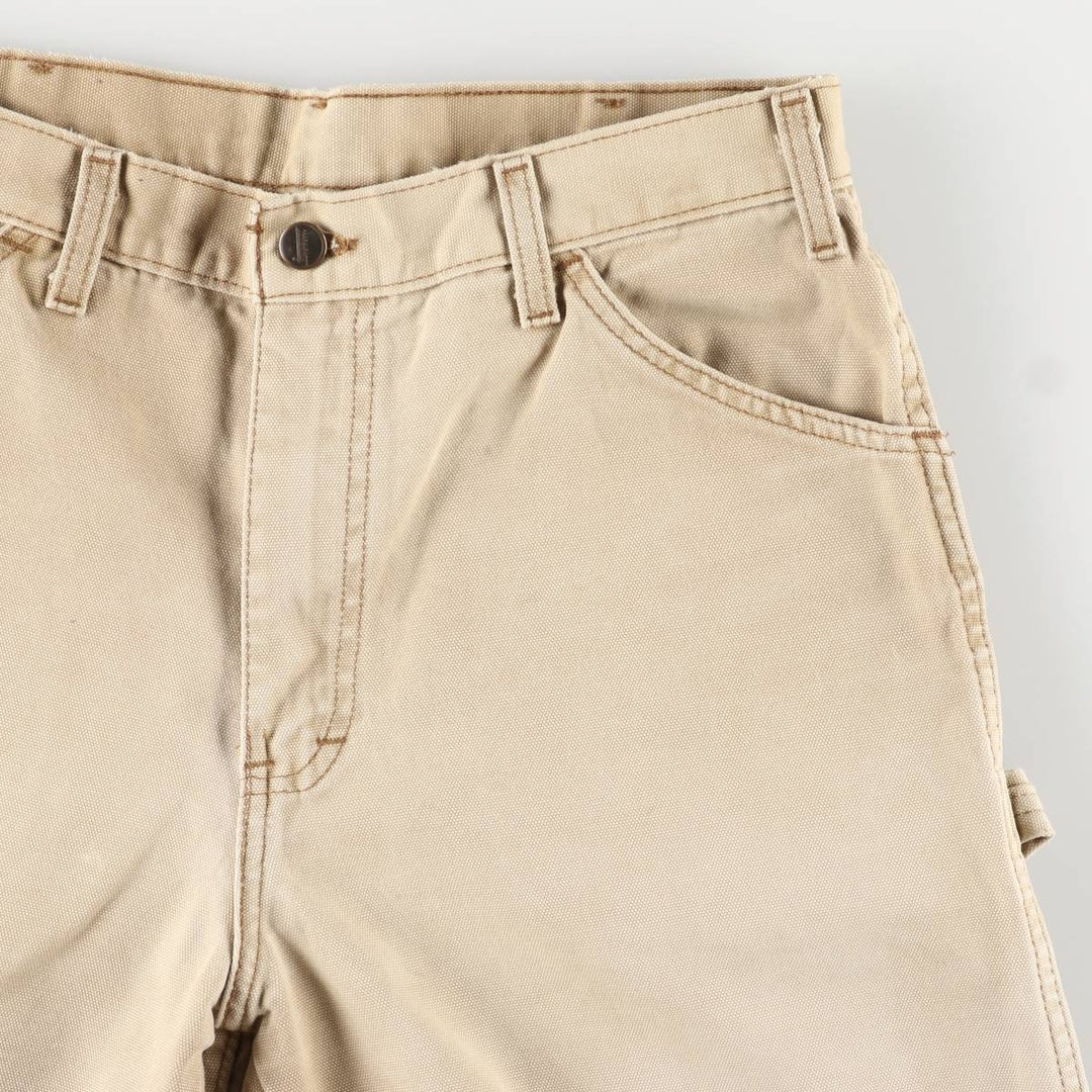 Dickies Relaxed Fit Duck Painter Shorts, Men's Size W33 cotton Beige type Vintage Second Hand