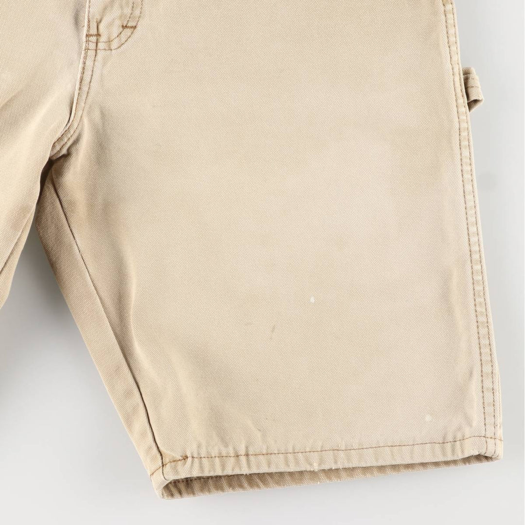 Dickies Relaxed Fit Duck Painter Shorts, Men's Size W33 cotton Beige type Vintage Second Hand