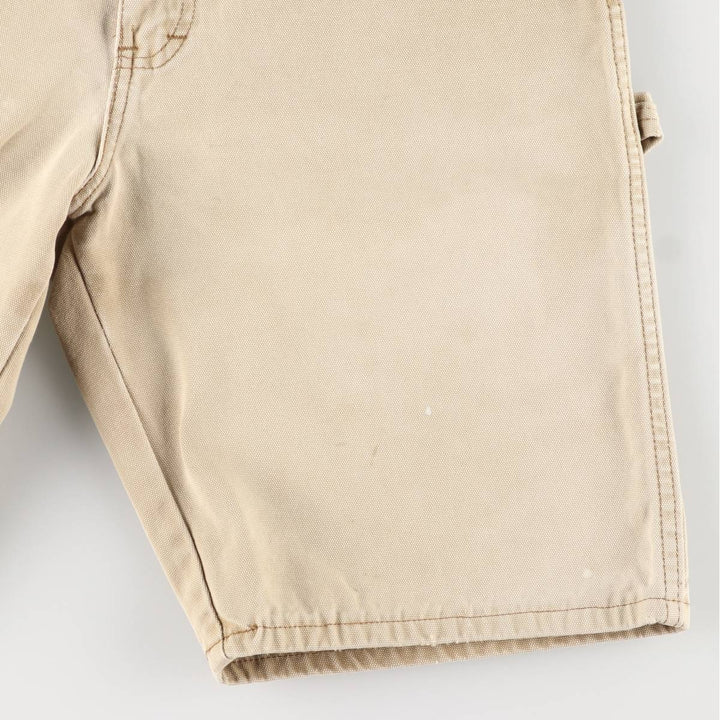 Dickies Relaxed Fit Duck Painter Shorts, Men's Size W33 cotton Beige type Vintage Second Hand