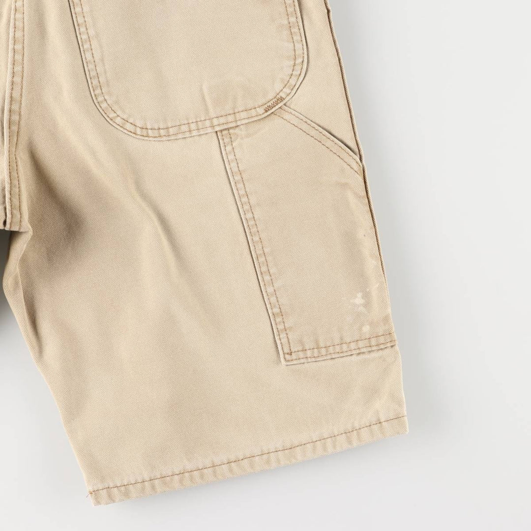 Dickies Relaxed Fit Duck Painter Shorts, Men's Size W33 cotton Beige type Vintage Second Hand