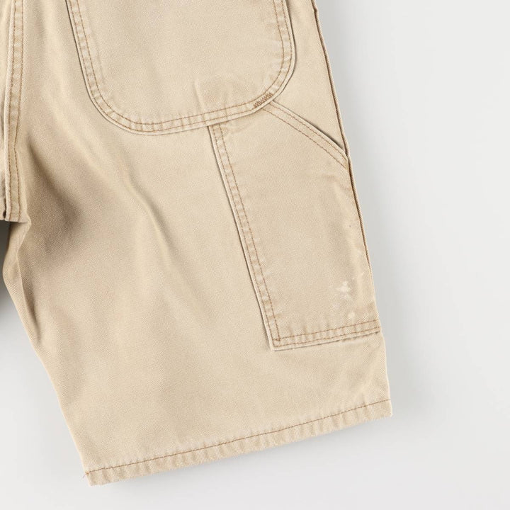 Dickies Relaxed Fit Duck Painter Shorts, Men's Size W33 cotton Beige type Vintage Second Hand