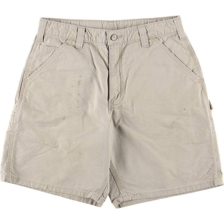 Carhartt Original Fit Duck Painter Shorts, Men's Size W32 cotton Beige type Vintage Second Hand