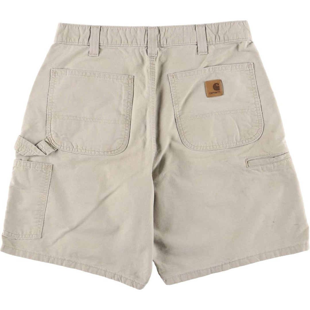 Carhartt Original Fit Duck Painter Shorts, Men's Size W32 cotton Beige type Vintage Second Hand
