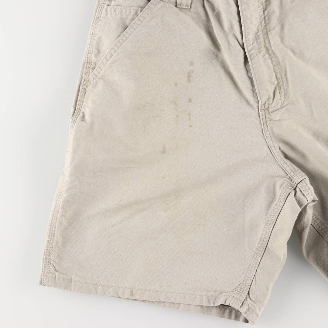 Carhartt Original Fit Duck Painter Shorts, Men's Size W32 cotton Beige type Vintage Second Hand