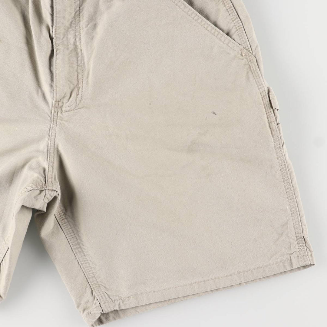 Carhartt Original Fit Duck Painter Shorts, Men's Size W32 cotton Beige type Vintage Second Hand