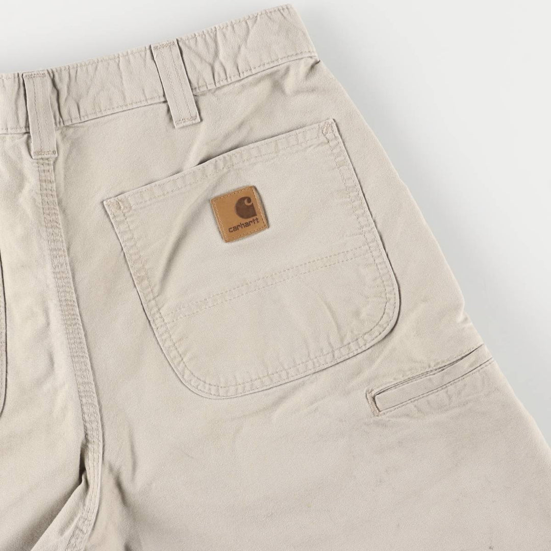 Carhartt Original Fit Duck Painter Shorts, Men's Size W32 cotton Beige type Vintage Second Hand