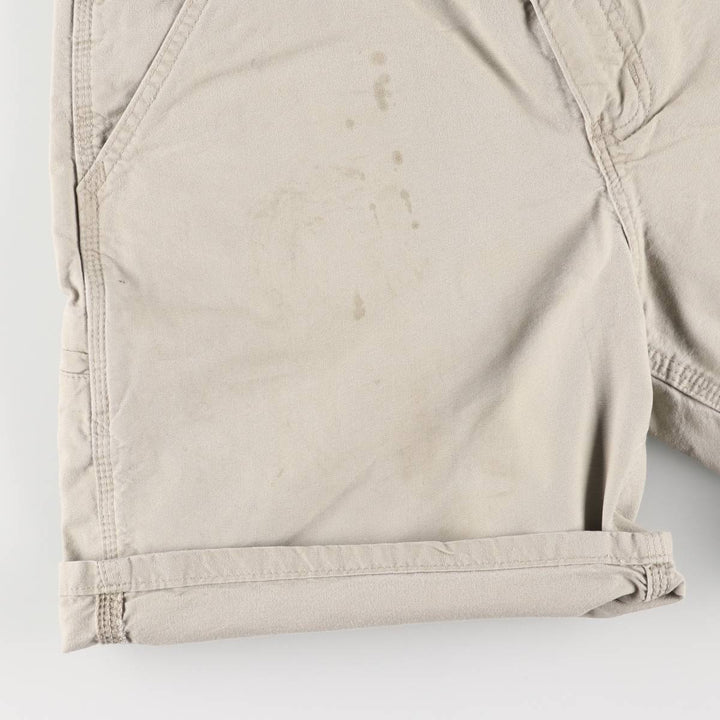 Carhartt Original Fit Duck Painter Shorts, Men's Size W32 cotton Beige type Vintage Second Hand