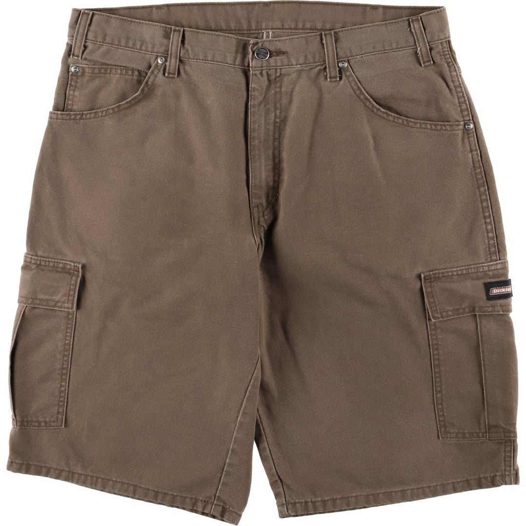 Dickies Men's Cargo Shorts, Size W37 unclear Khaki type Vintage Second Hand