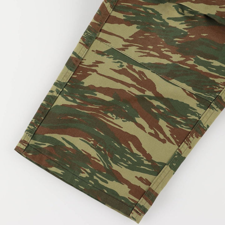 Greek Army Camouflage Pattern Lizard Camo Military Cargo Pants Men's W37 unclear Khaki type Vintage Second Hand