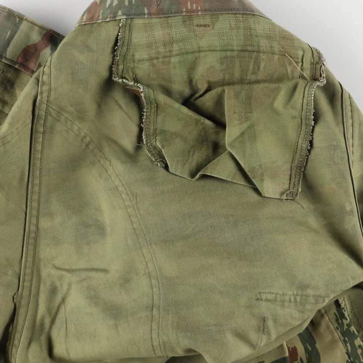 Greek Army Camouflage Pattern Lizard Camo Military Cargo Pants Men's W37 unclear Khaki type Vintage Second Hand