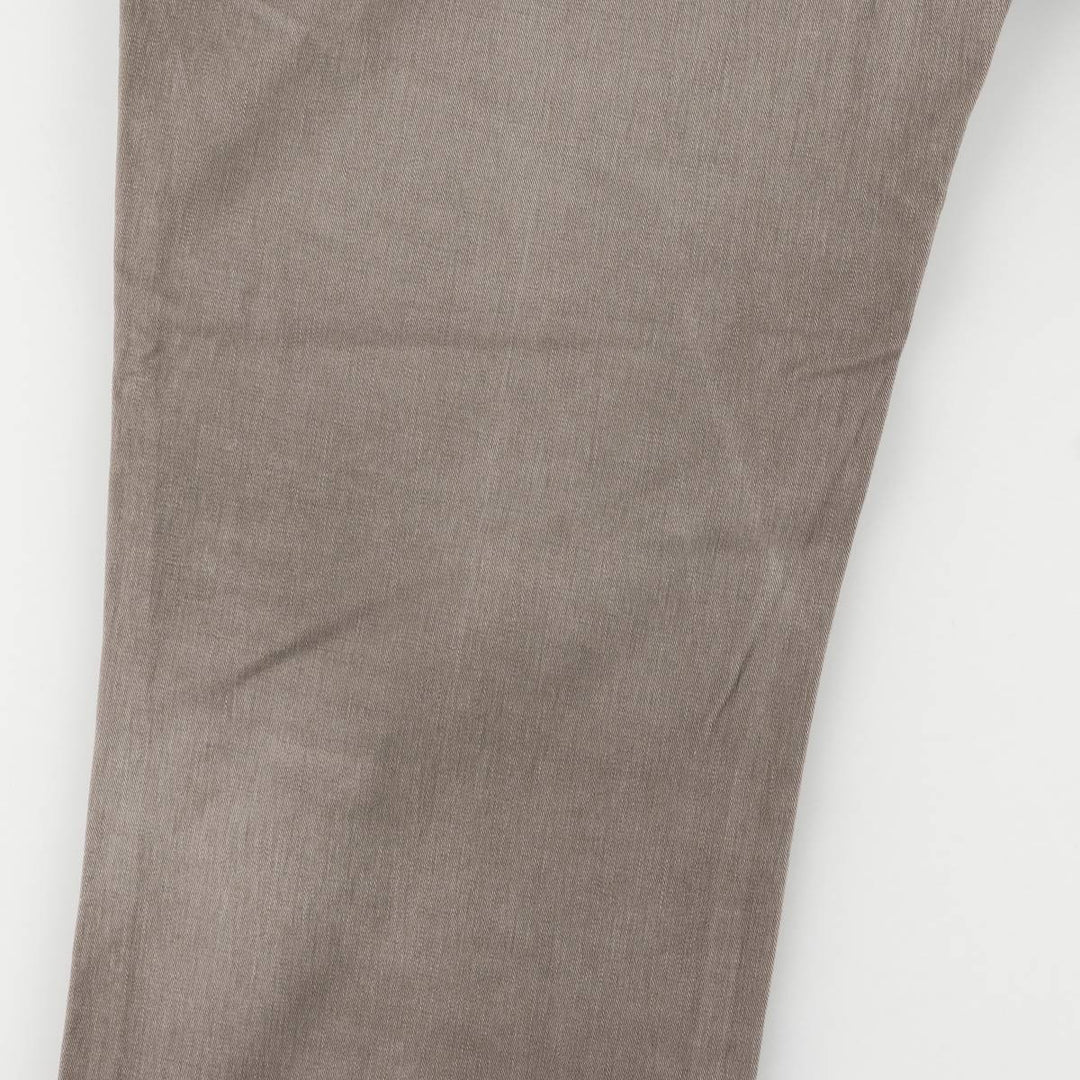 90'S Ralph Lauren POLO by Ralph Lauren Two-pleat Chino Pants Made in USA Men's W35 Vintage cotton brown type Vintage Second Hand