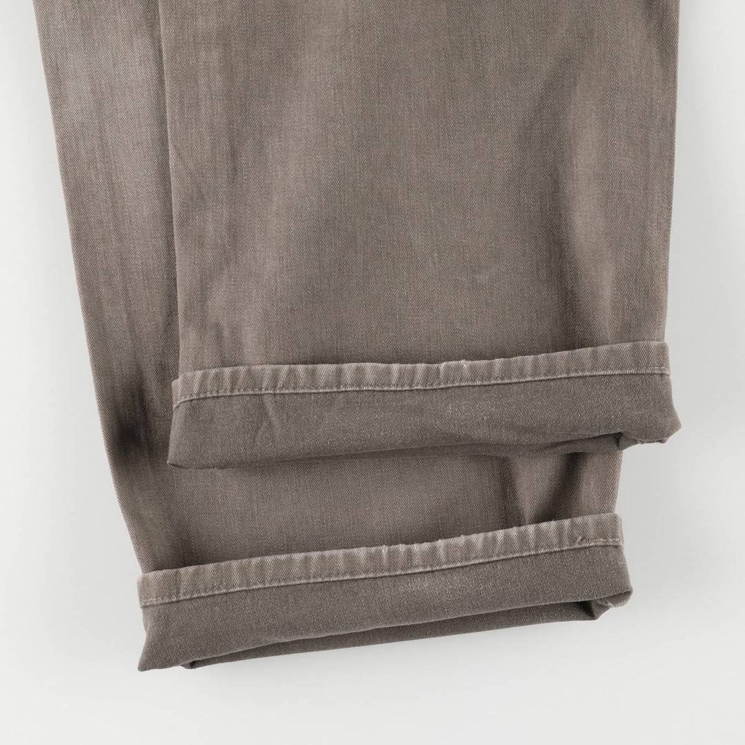 90'S Ralph Lauren POLO by Ralph Lauren Two-pleat Chino Pants Made in USA Men's W35 Vintage cotton brown type Vintage Second Hand