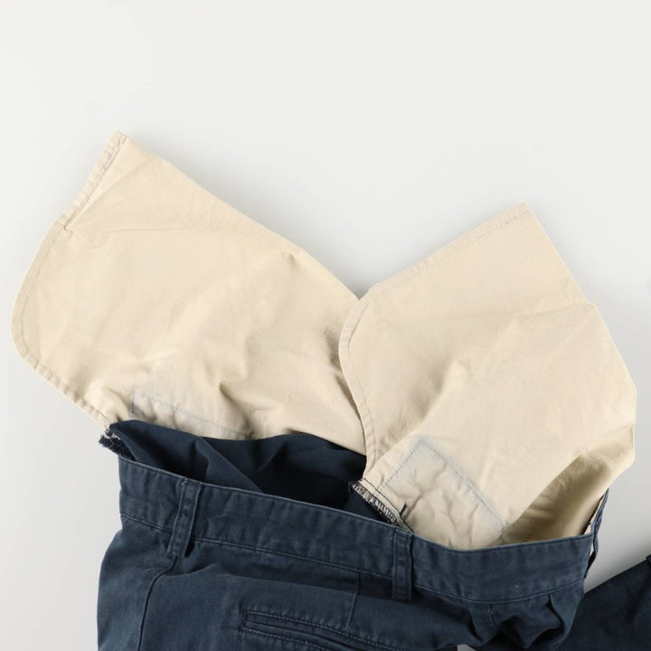Ralph Lauren Polo Ralph Lauren Two-pleat Chino Pants Men's W30 cotton navy blue type Vintage Second Hand