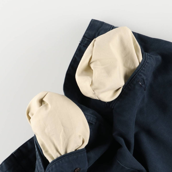 Ralph Lauren Polo Ralph Lauren Two-pleat Chino Pants Men's W30 cotton navy blue type Vintage Second Hand