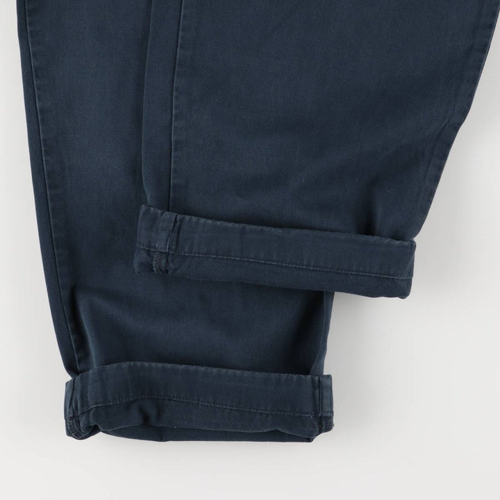 Ralph Lauren Polo Ralph Lauren Two-pleat Chino Pants Men's W30 cotton navy blue type Vintage Second Hand
