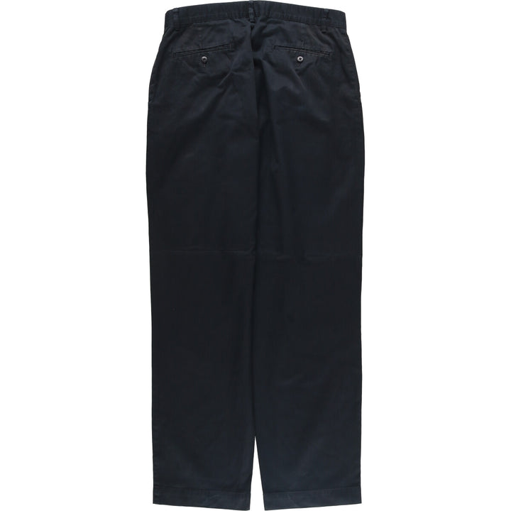 Ralph Lauren POLO by Ralph Lauren Chino Pants Men's W32 equivalent cotton black type Vintage Second Hand