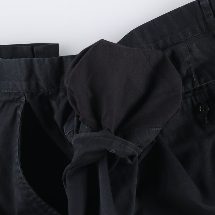 Ralph Lauren POLO by Ralph Lauren Chino Pants Men's W32 equivalent cotton black type Vintage Second Hand