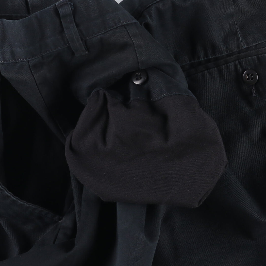 Ralph Lauren POLO by Ralph Lauren Chino Pants Men's W32 equivalent cotton black type Vintage Second Hand