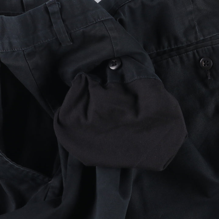 Ralph Lauren POLO by Ralph Lauren Chino Pants Men's W32 equivalent cotton black type Vintage Second Hand