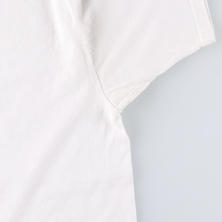 Nike logo T-shirt, men's size L cotton white type Vintage Second Hand