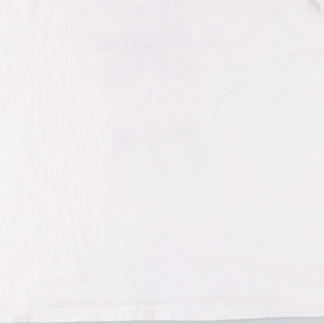 Nike logo T-shirt, men's size L cotton white type Vintage Second Hand
