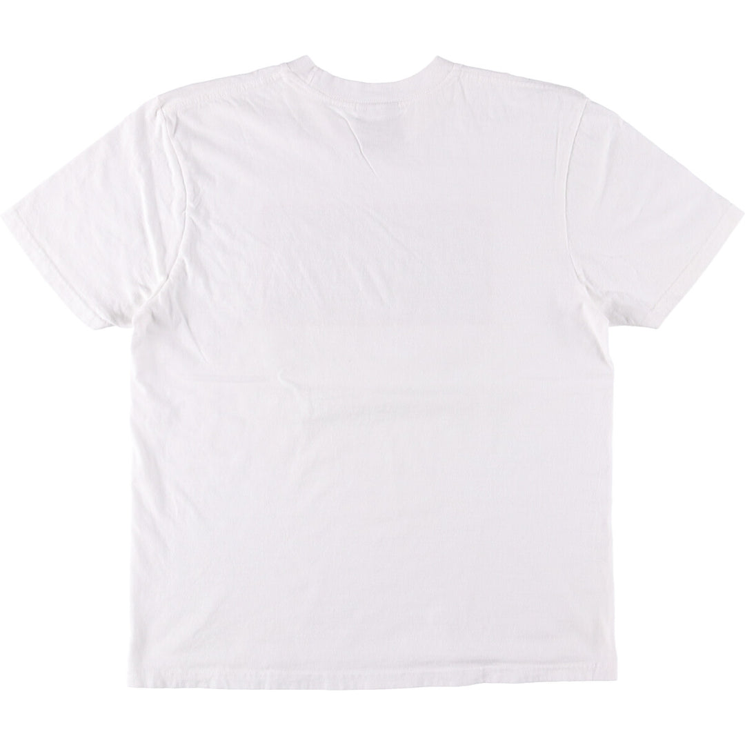 Nike logo T-shirt, made in Canada, men's size M cotton white type Vintage Second Hand