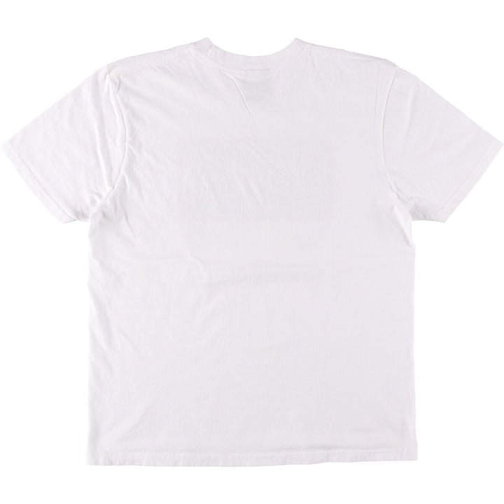 Nike logo T-shirt, made in Canada, men's size M cotton white type Vintage Second Hand
