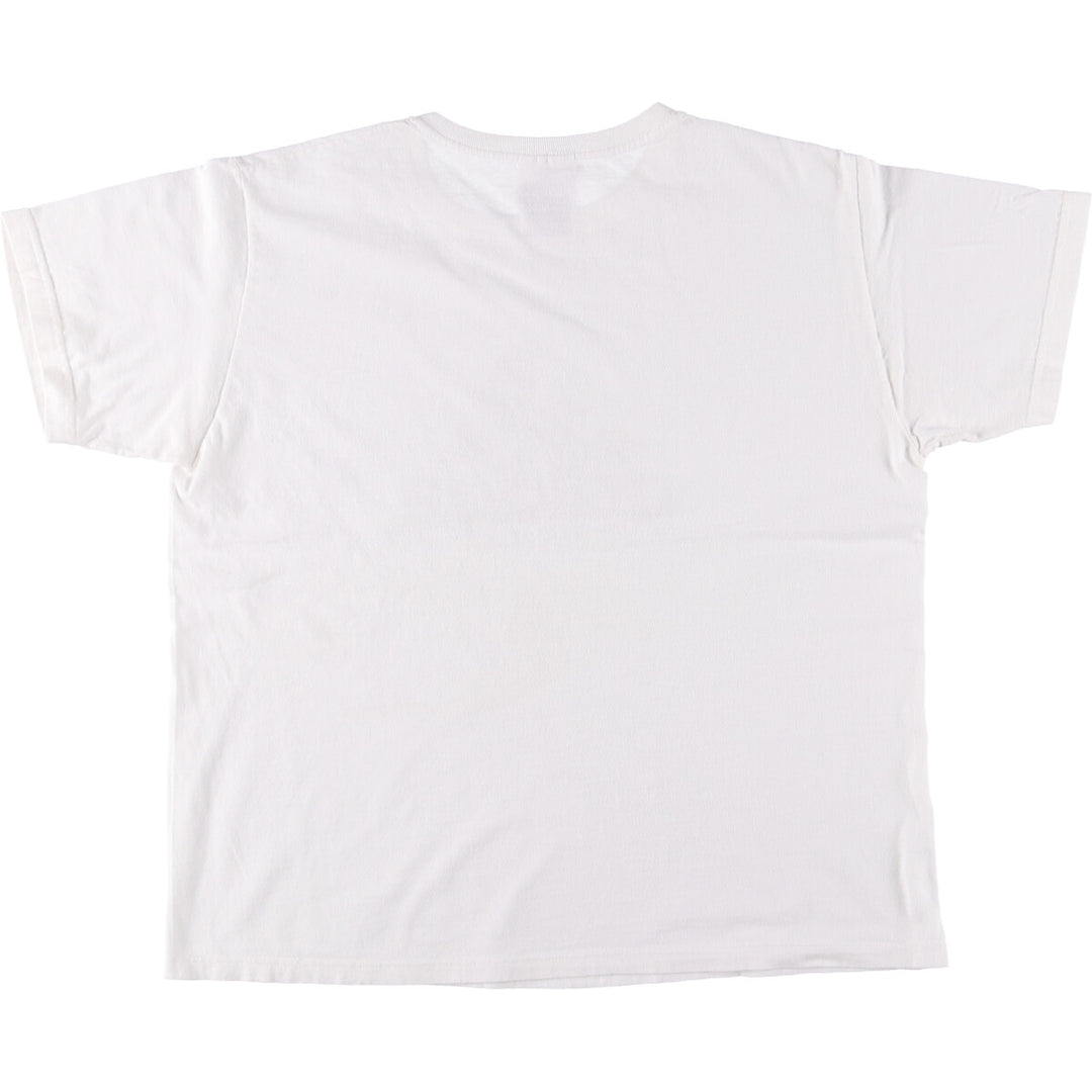 Adidas logo T-shirt, made in Mexico, men's size XL cotton white type Vintage Second Hand