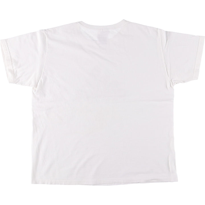 Adidas logo T-shirt, made in Mexico, men's size XL cotton white type Vintage Second Hand