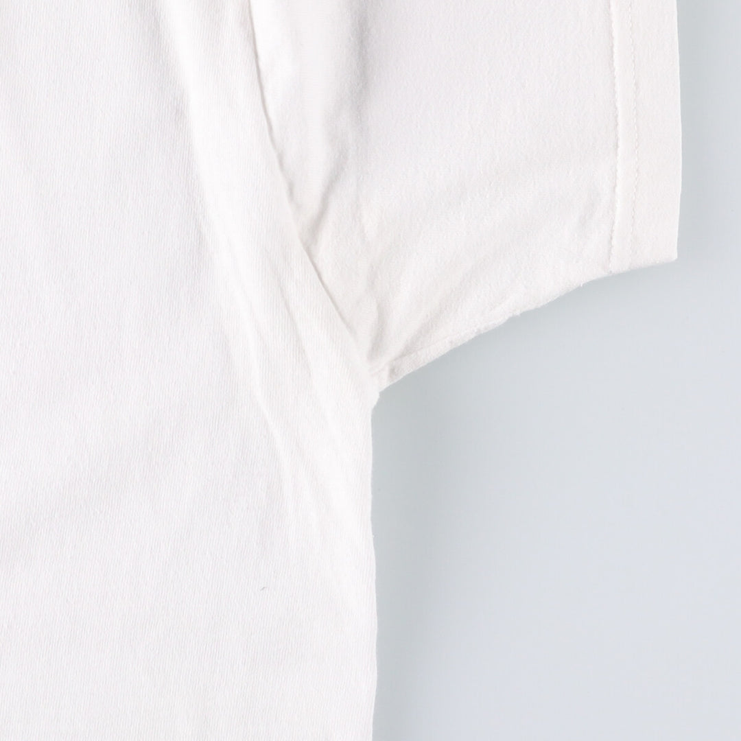 Adidas logo T-shirt, made in Mexico, men's size XL cotton white type Vintage Second Hand