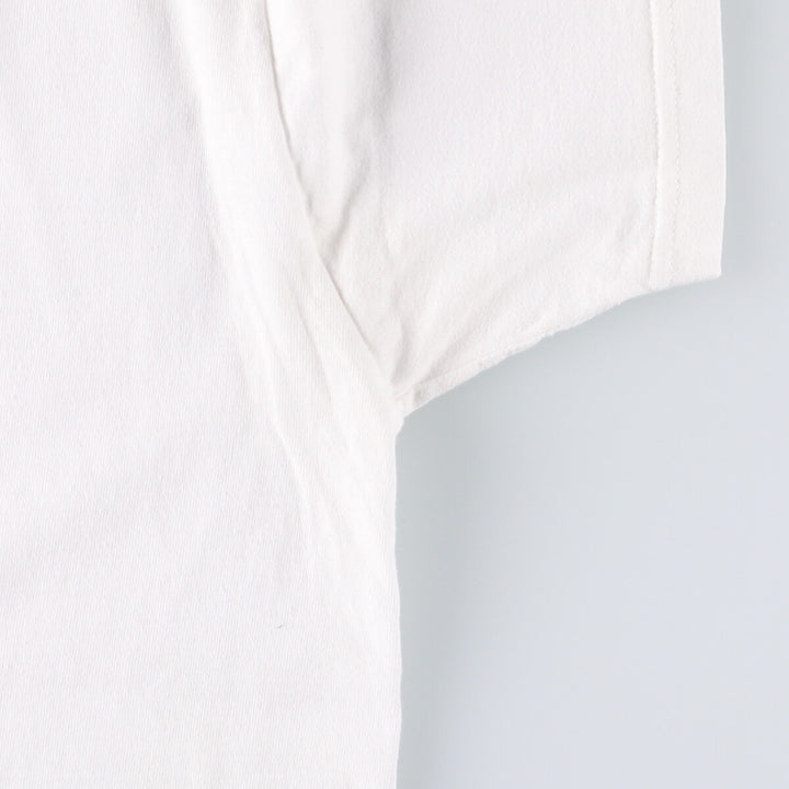 Adidas logo T-shirt, made in Mexico, men's size XL cotton white type Vintage Second Hand