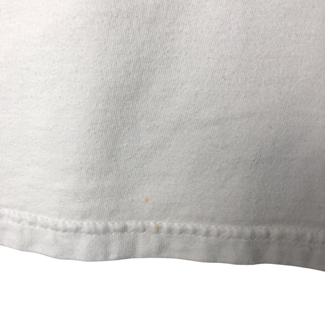 00'S Harley-Davidson Eagle Pattern Stars and Stripes Long T-Shirt Made in USA Men's XL cotton white type Vintage Second Hand