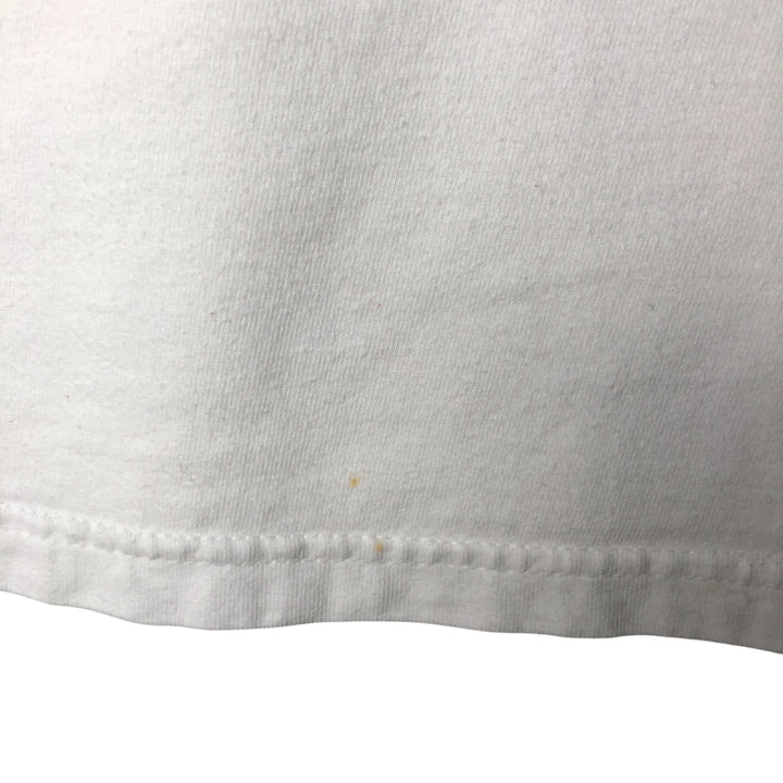 00'S Harley-Davidson Eagle Pattern Stars and Stripes Long T-Shirt Made in USA Men's XL cotton white type Vintage Second Hand
