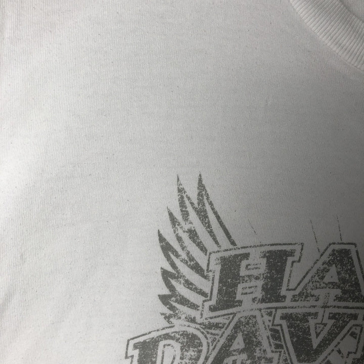 00'S Harley-Davidson Long Sleeve T-Shirt, Men's XL Size cotton white type Vintage Second Hand