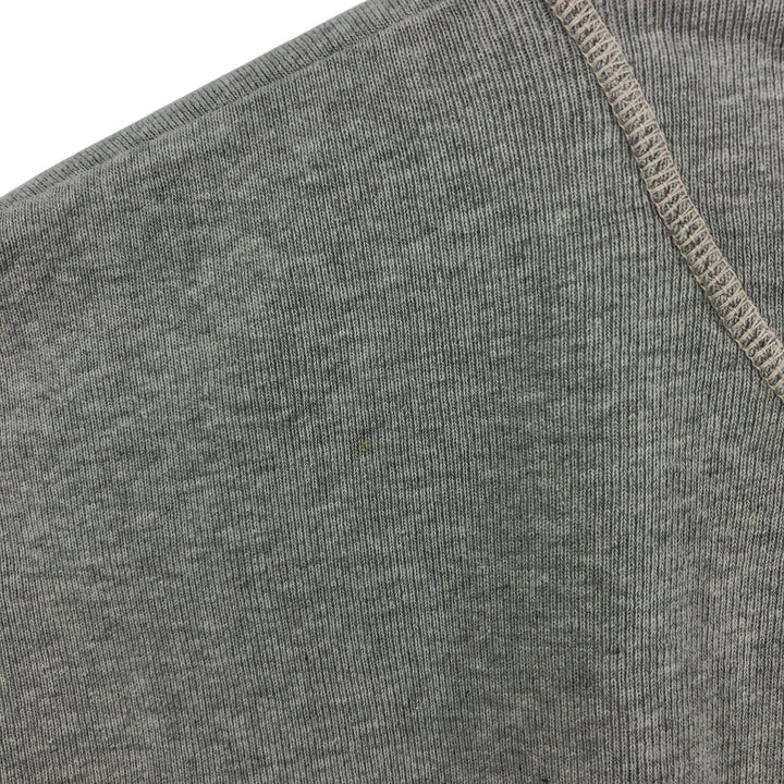Vintage 90'S Ralph Lauren Chaps Henley-neck thermal long T-shirt, Men's XL cotton gray type Vintage Second Hand